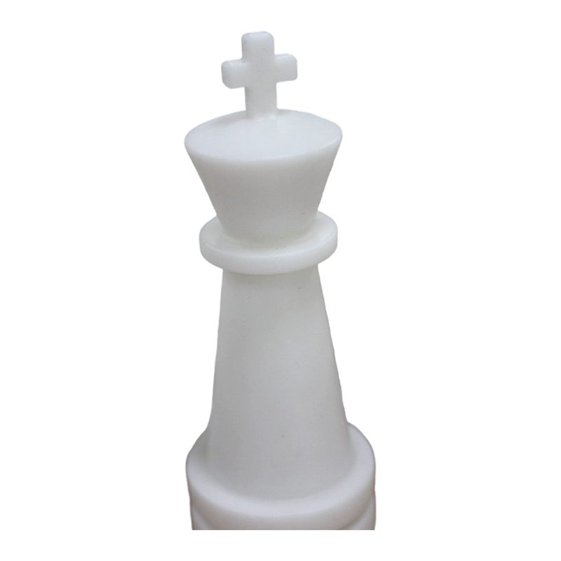 Pezzi degli scacchi Staunton classici in legno bianco