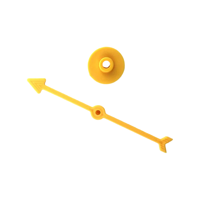 Accessori per frecce di gioco rotanti in plastica colorata