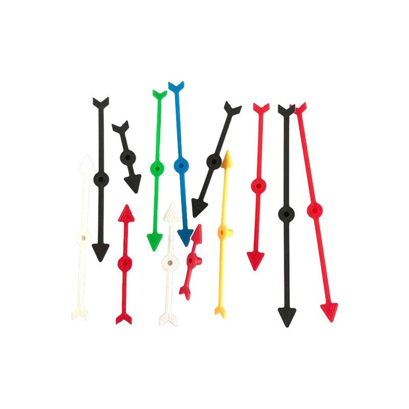 Accessori per frecce di gioco rotanti in plastica colorata