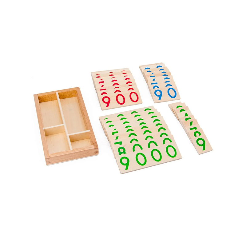 Set modulare in legno per matematica Montessori