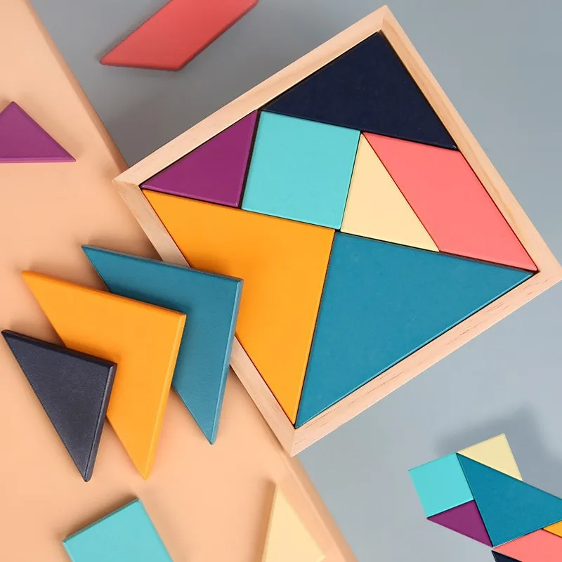 Set Tangram Montessori ColorWood