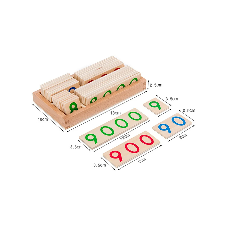 Set modulare in legno per matematica Montessori