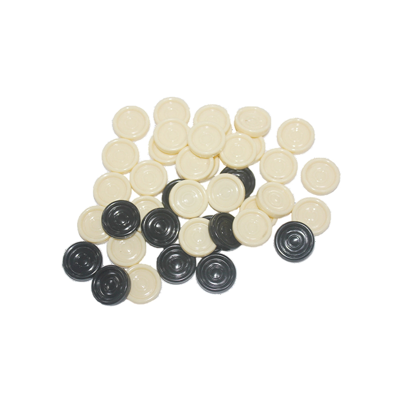 Dama in plastica bicolore