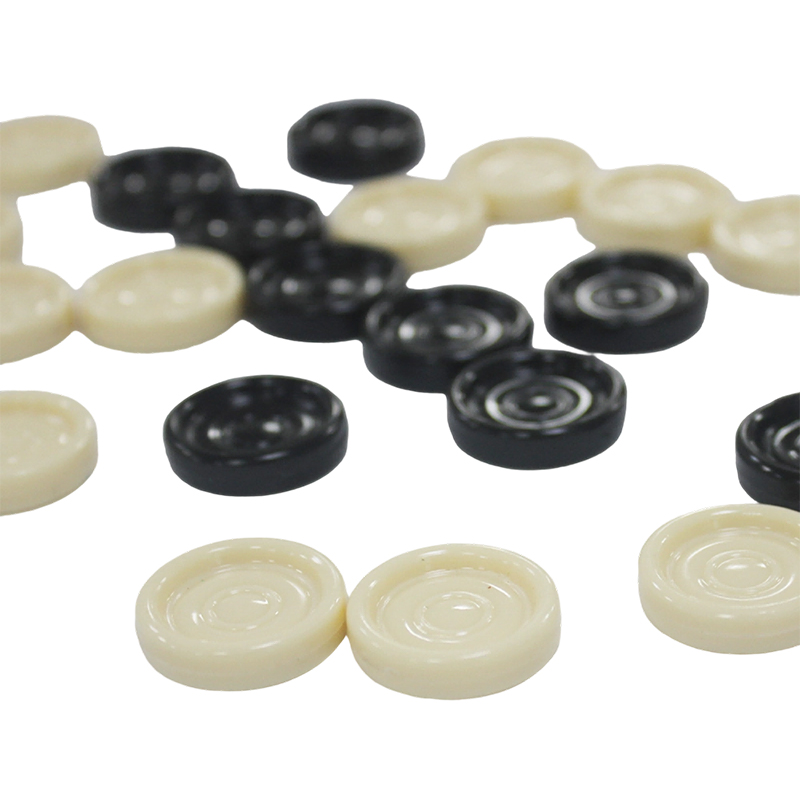 Dama in plastica bicolore