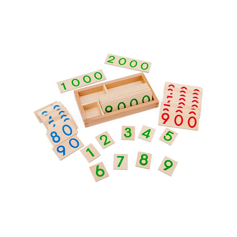 Set modulare in legno per matematica Montessori