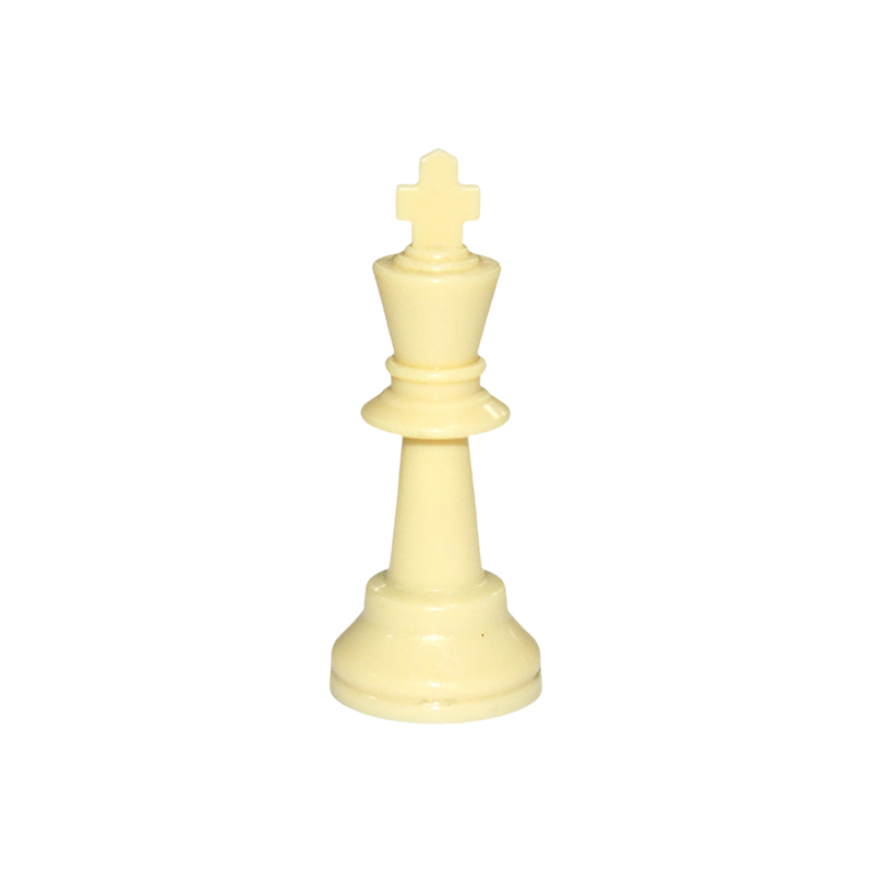 Pezzi degli scacchi Staunton classici in legno bianco
