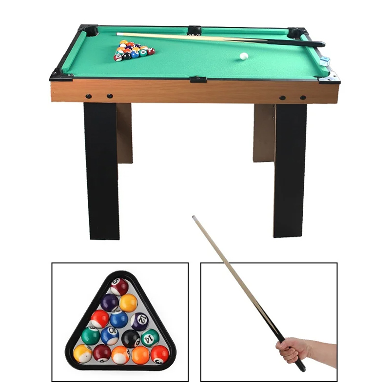 Tavolo multigioco 4 in 1 con biliardino, air hockey, ping pong e biliardo
