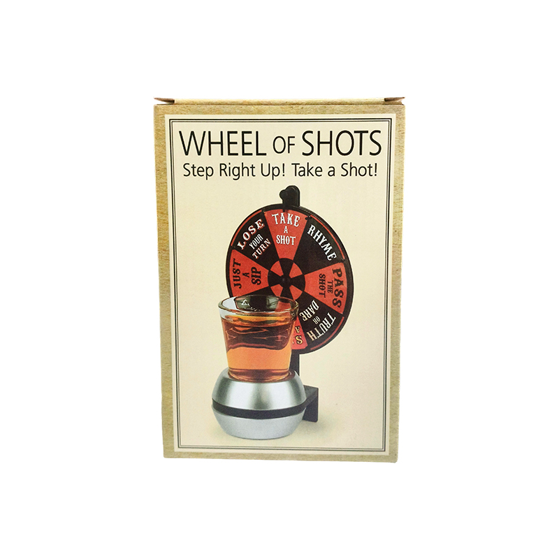 Gioco della roulette sul tavolo del vino