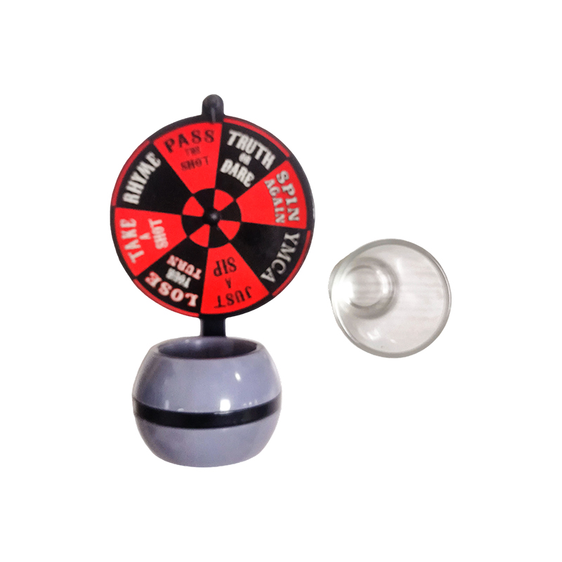 Gioco della roulette sul tavolo del vino