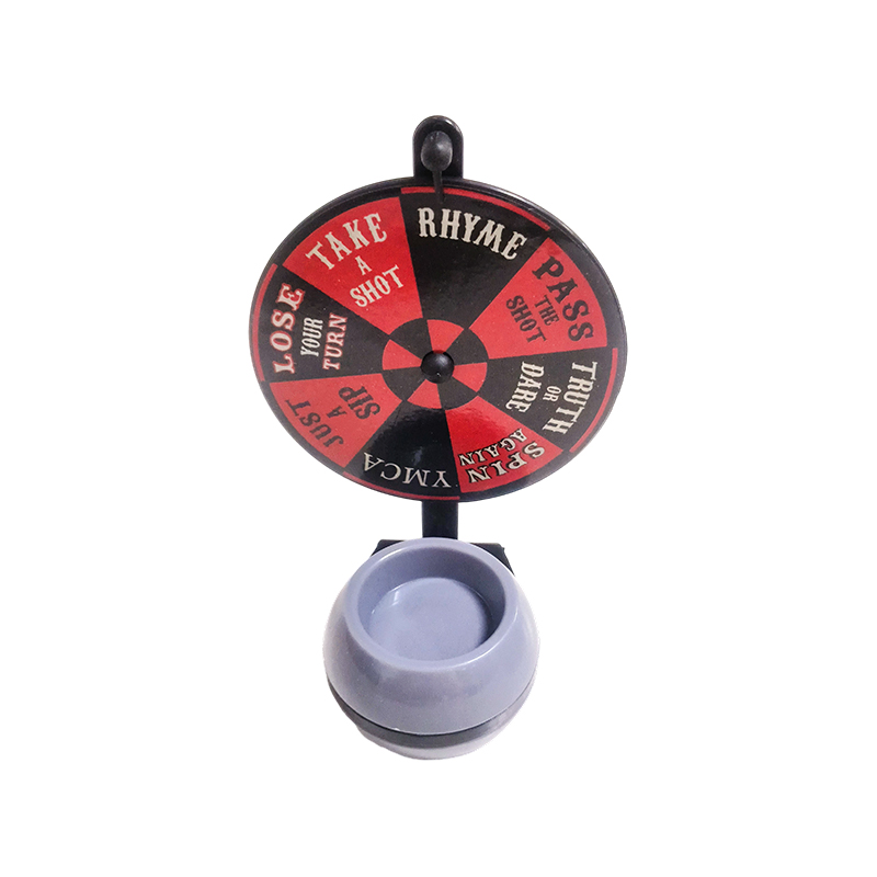 Gioco della roulette sul tavolo del vino