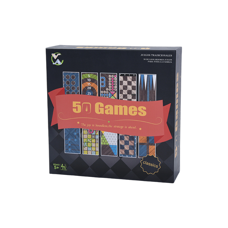 Set di giochi da tavolo tradizionali 50 in 1