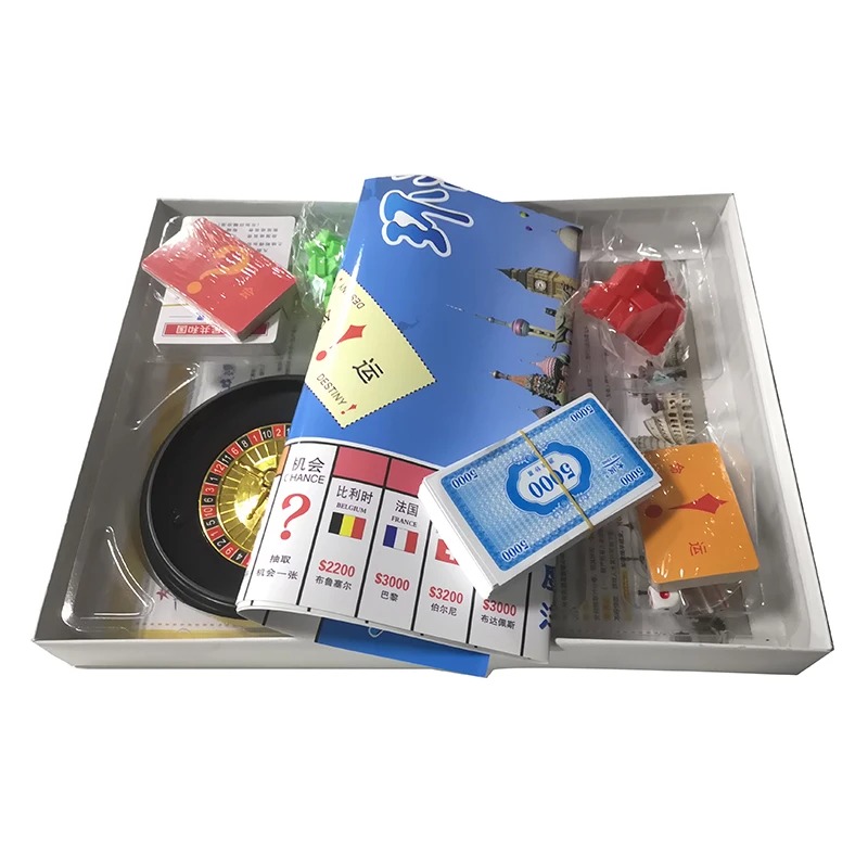 Collezione di giochi da tavolo personalizzati - Set da gioco per famiglie multitema