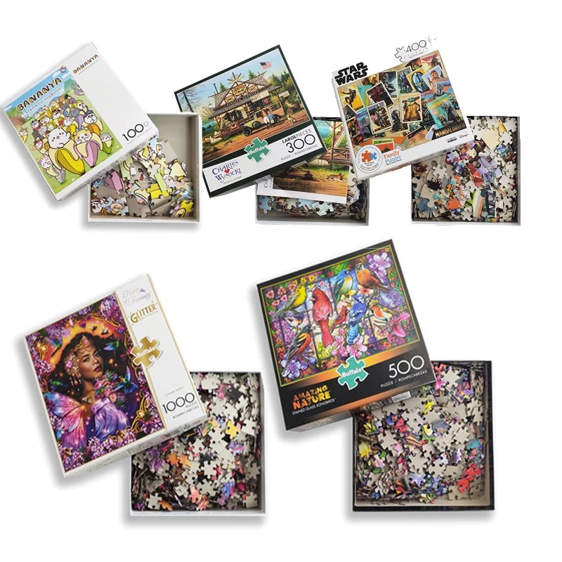 Set puzzle multicolore - Collezione classica di accessori per puzzle