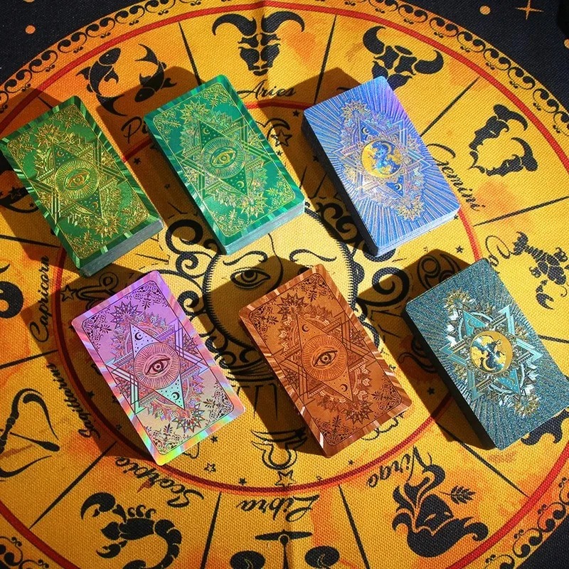 Edizione da collezione a tema zodiacale: set di tarocchi e cristalli del tesoro di Mystic