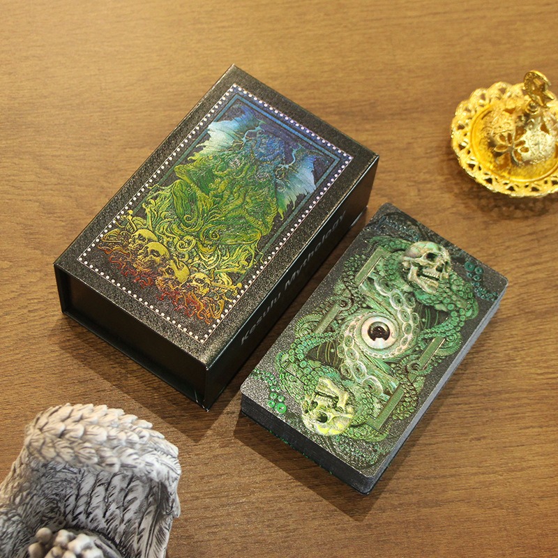 Edizione mistica verde e oro - Carte dei tarocchi della mitologia Kesulu