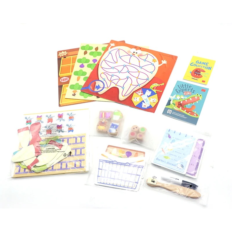 Collezione di giochi da tavolo personalizzati - Set da gioco per famiglie multitema