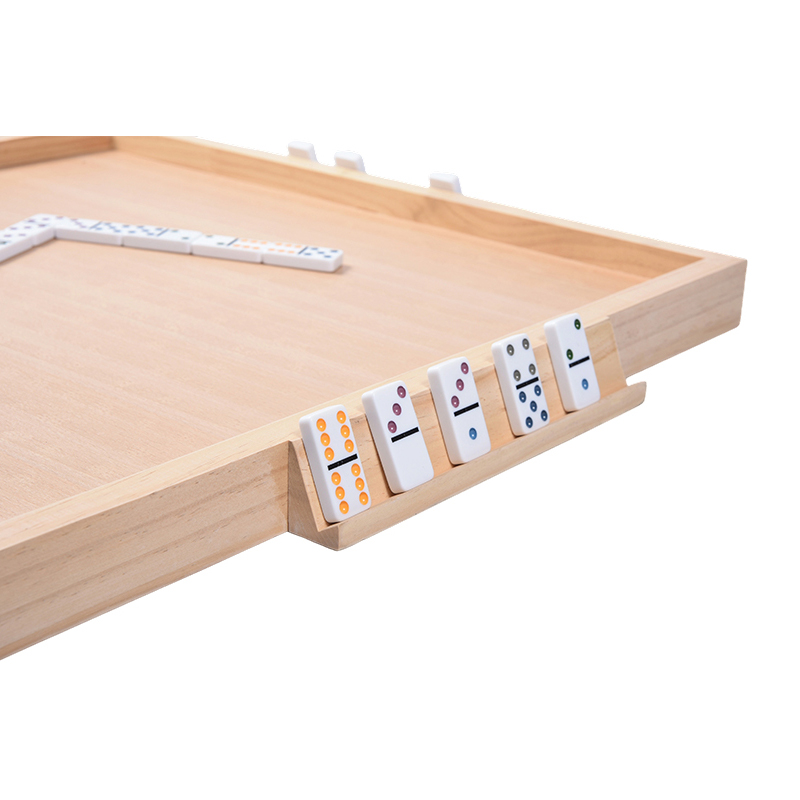 Tabellone per accessori da gioco in legno Layout specifico per Domino con vassoi portatili