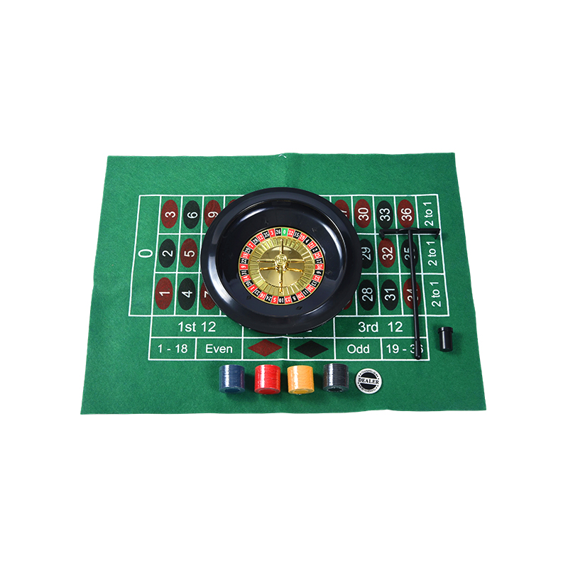 Set roulette deluxe – Set da gioco da 4 pezzi in una confezione vivace