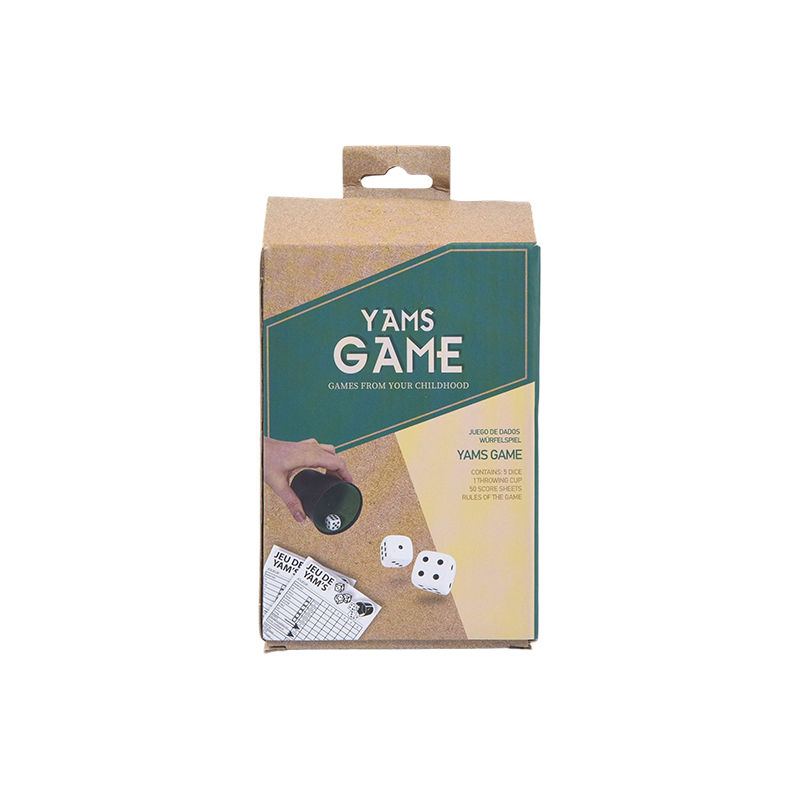 Edizione portatile Throw Cup - Kit da gioco di dadi YAMS vintage
