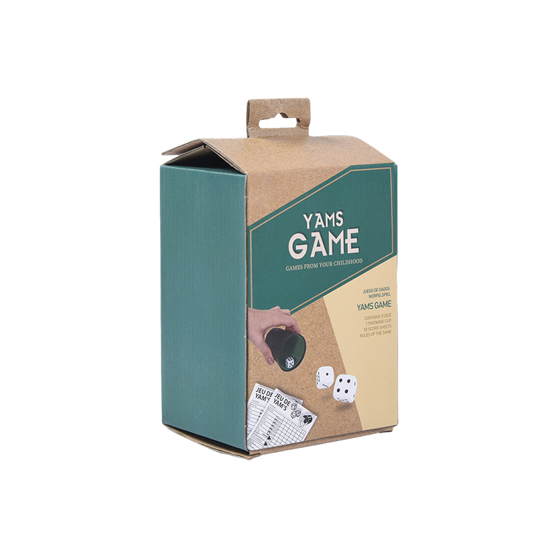 Edizione portatile Throw Cup - Kit da gioco di dadi YAMS vintage