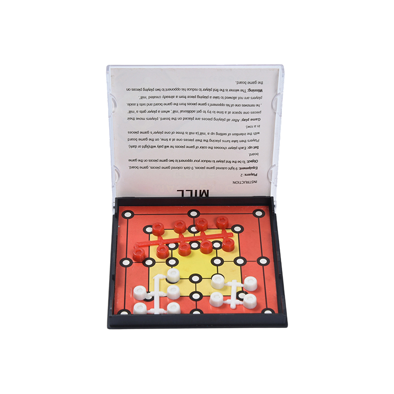 Gioco del mulino magnetico con custodia in acrilico compatta
