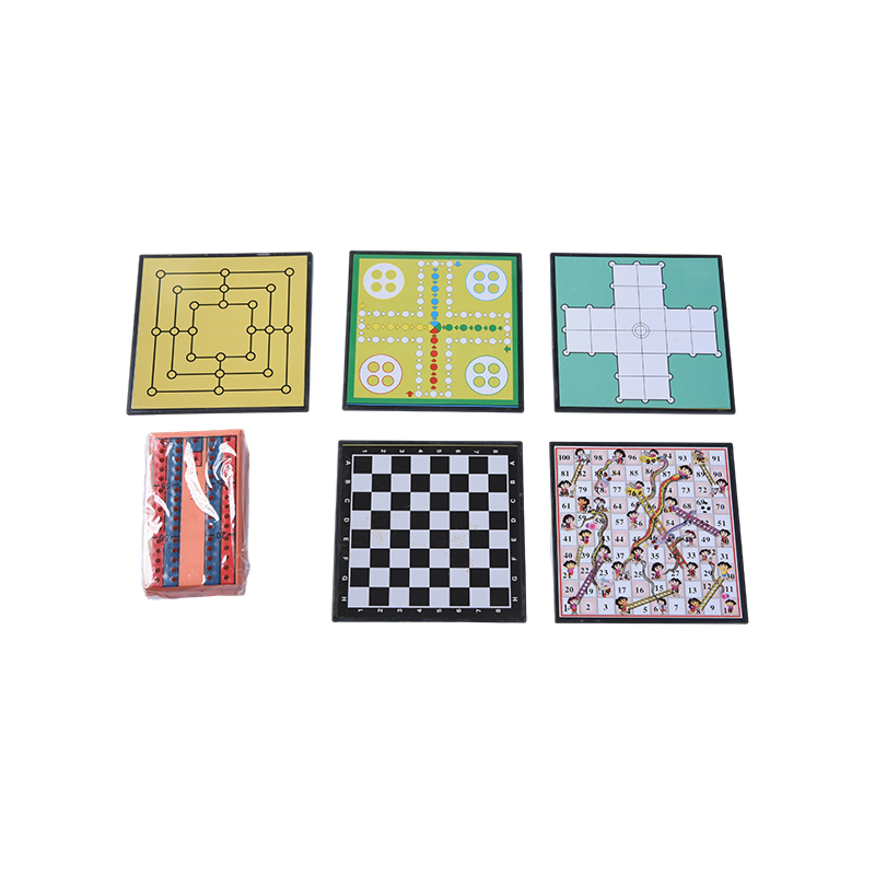 Set di giochi da viaggio magnetici 12 in 1 con custodia in latta di metallo