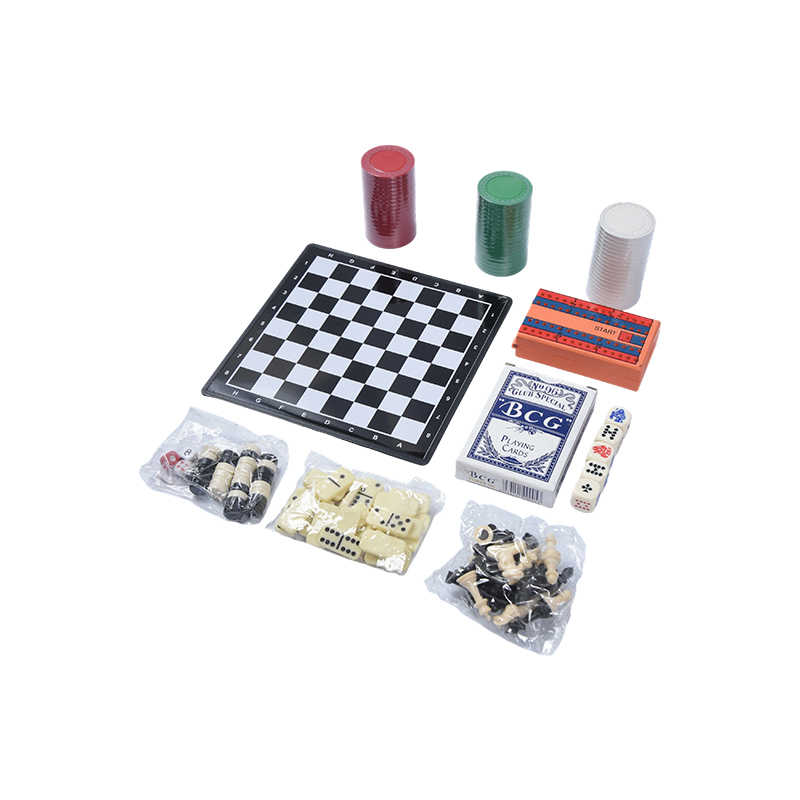 Set di giochi da tavolo classici 7 in 1 in scatola portatile