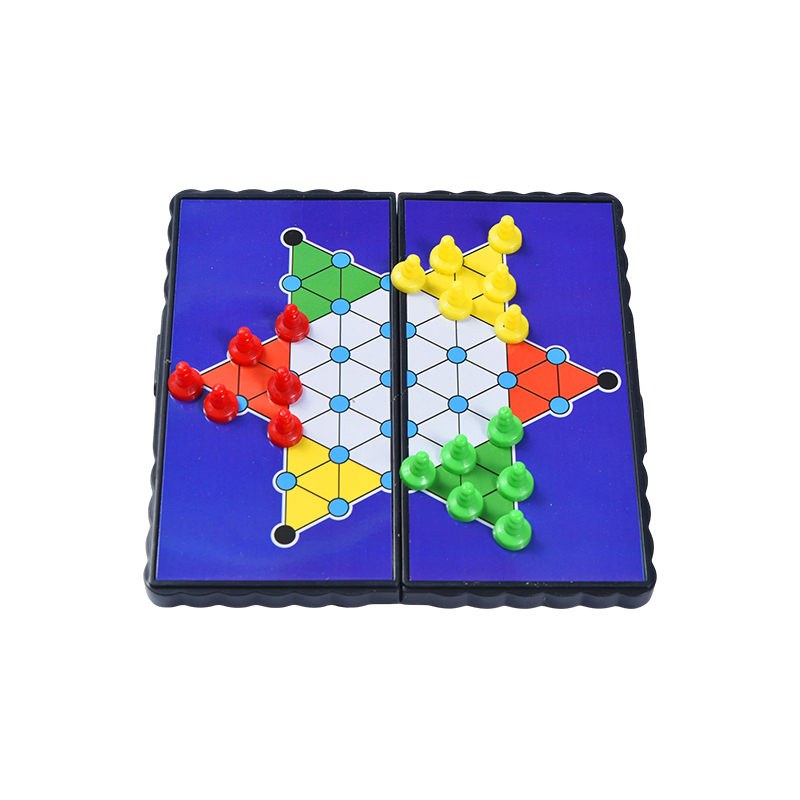Gioco di dama cinese pieghevole magnetico portatile da viaggio