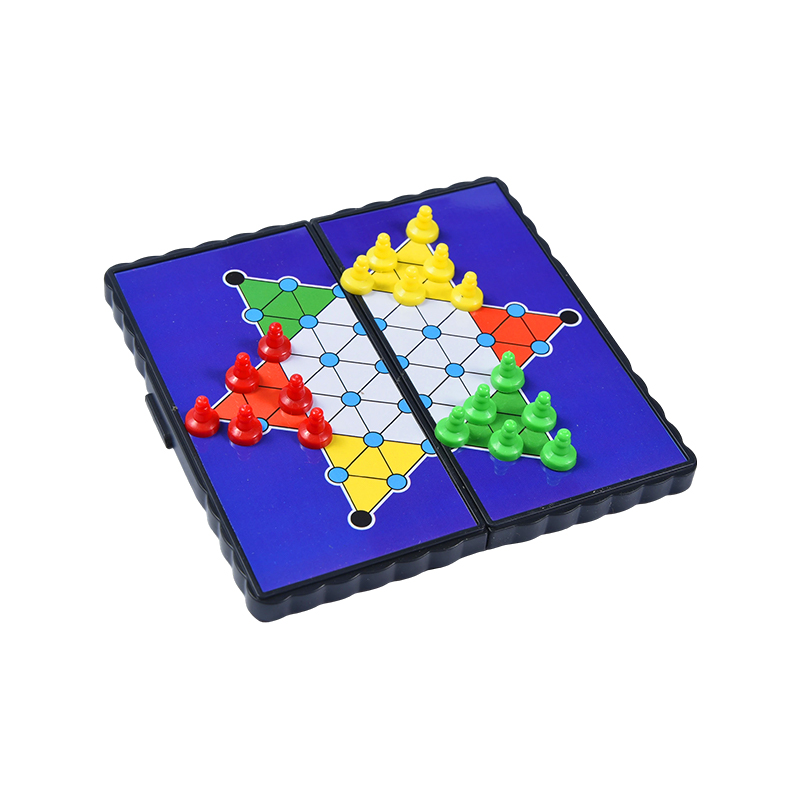Gioco di dama cinese pieghevole magnetico portatile da viaggio