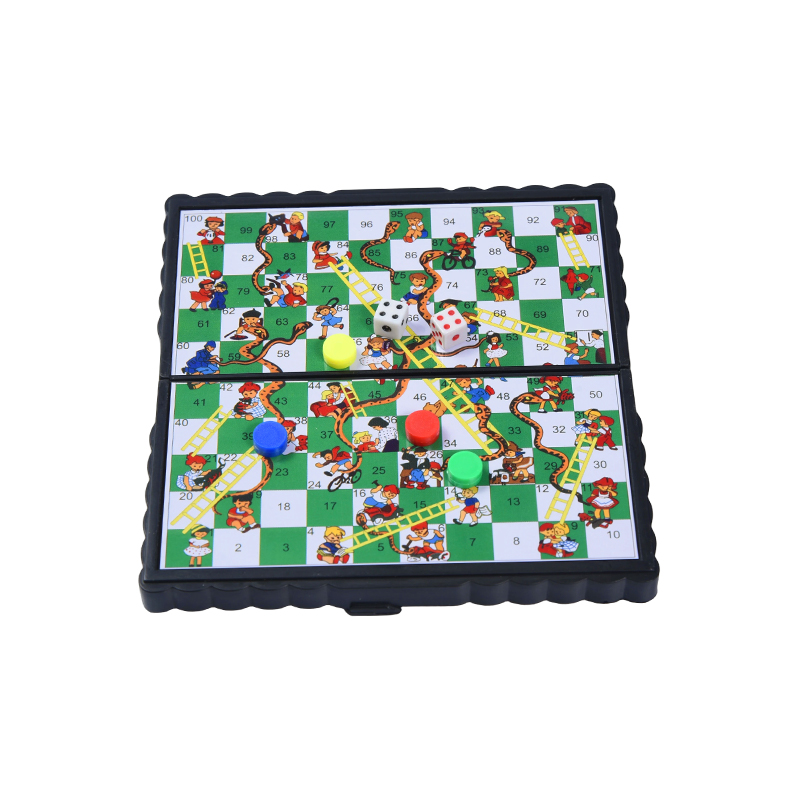 Gioco classico di serpenti e scale magnetici portatile in edizione familiare