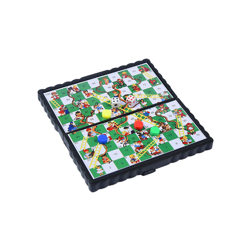 Gioco classico di serpenti e scale magnetici portatile in edizione familiare