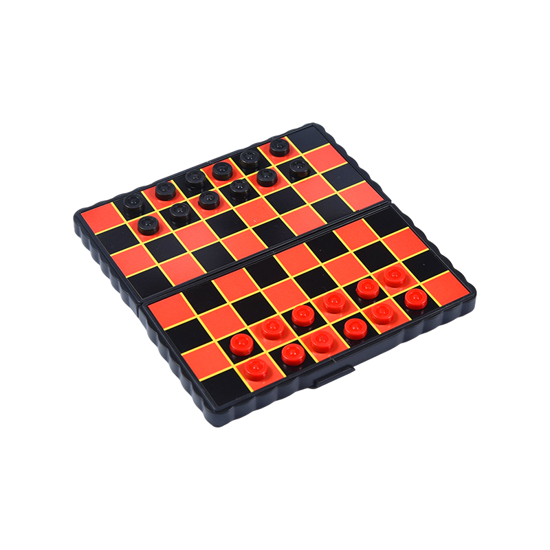 Gioco di dama pieghevole magnetico in edizione compatta da viaggio