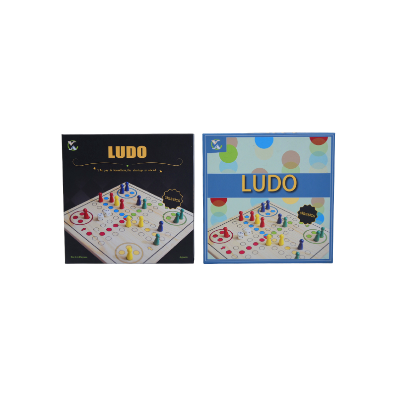 Family Entertainment Edition Classico gioco da tavolo in legno LUDO
