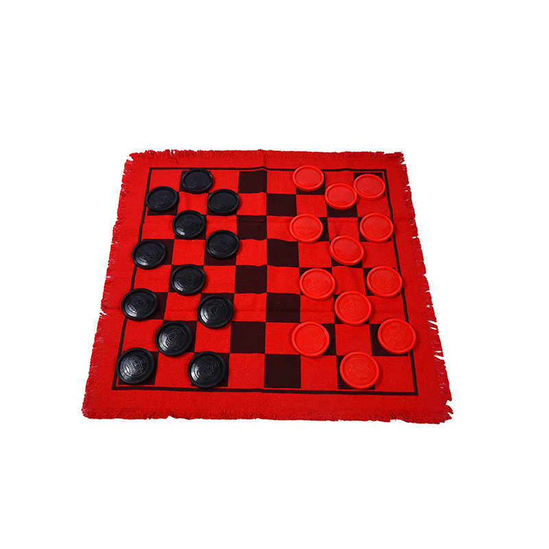 Set portatile e conveniente Gioco di dama classico con borsa con coulisse