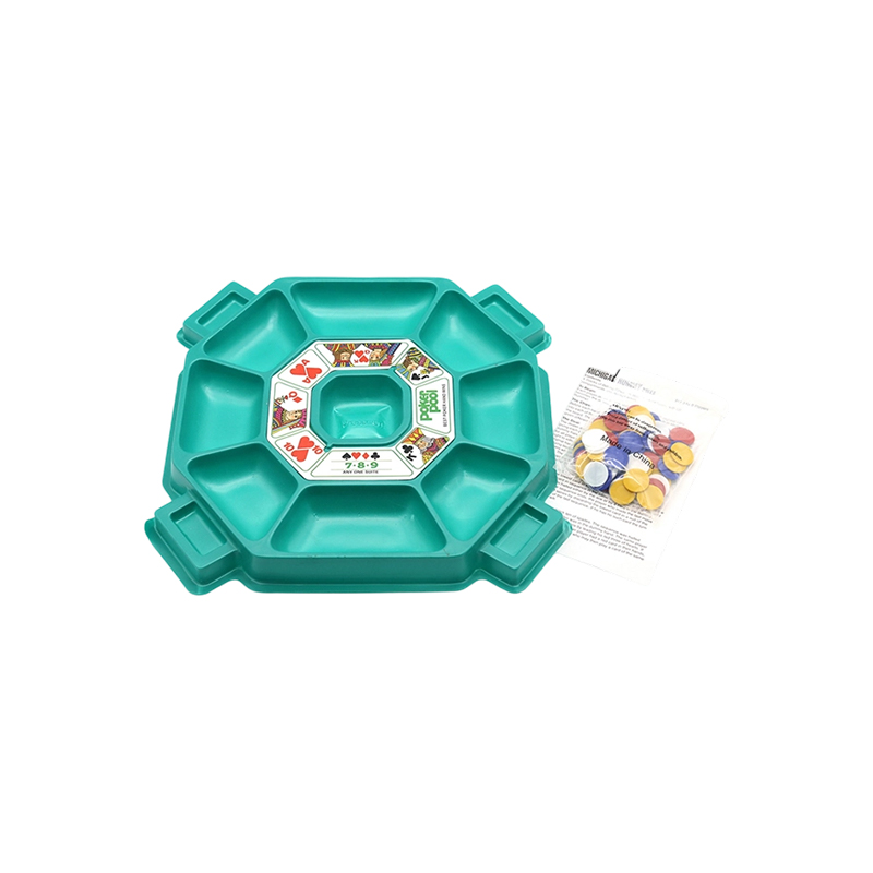 Classico set di portafiches e gettoni da poker