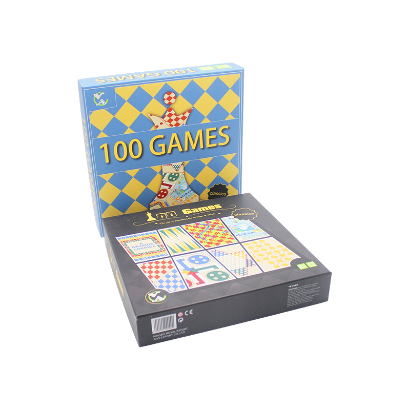 Collezione di giochi da tavolo classici in confezione regalo 100 in 1