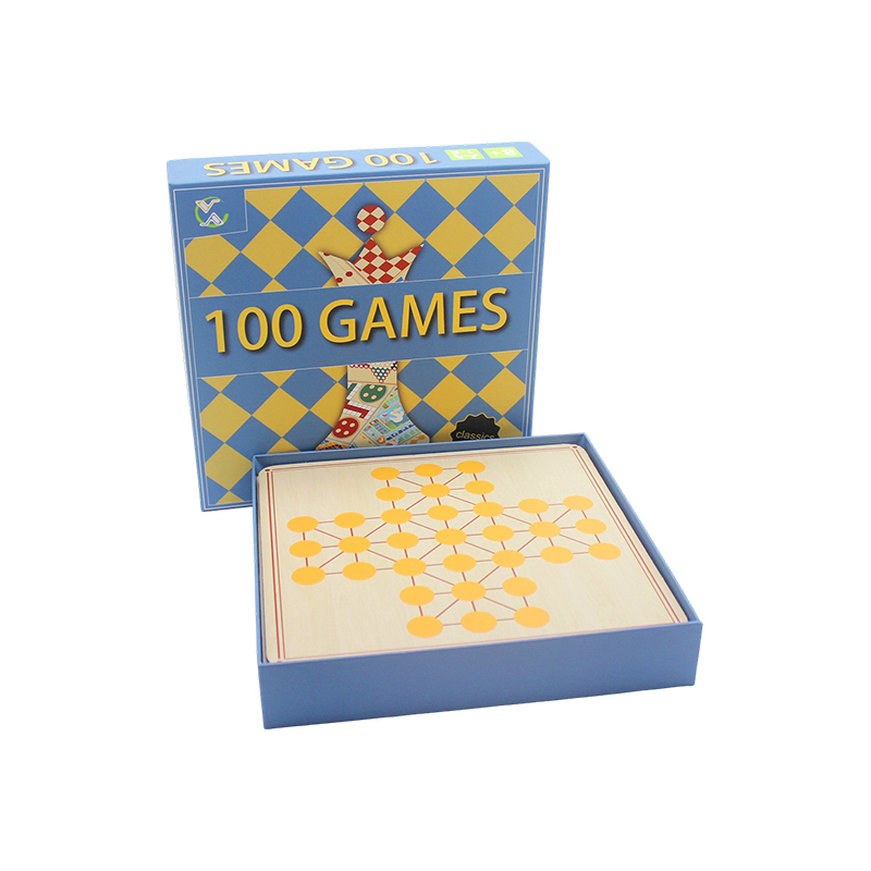 Collezione di giochi da tavolo classici in confezione regalo 100 in 1