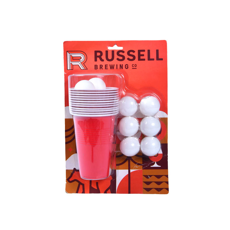 Kit Beer Pong Russell Brewing Co. - Include tazze e palline