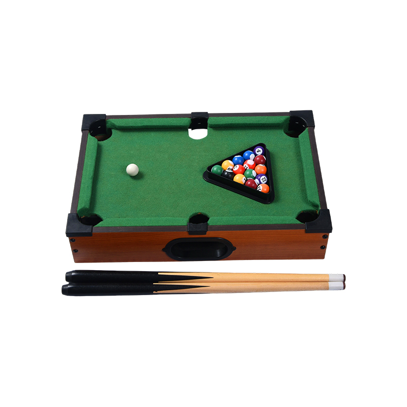 Mini tavolo da biliardo da tavolo - Set da biliardo compatto con rastrelliera triangolare, stecche e palline