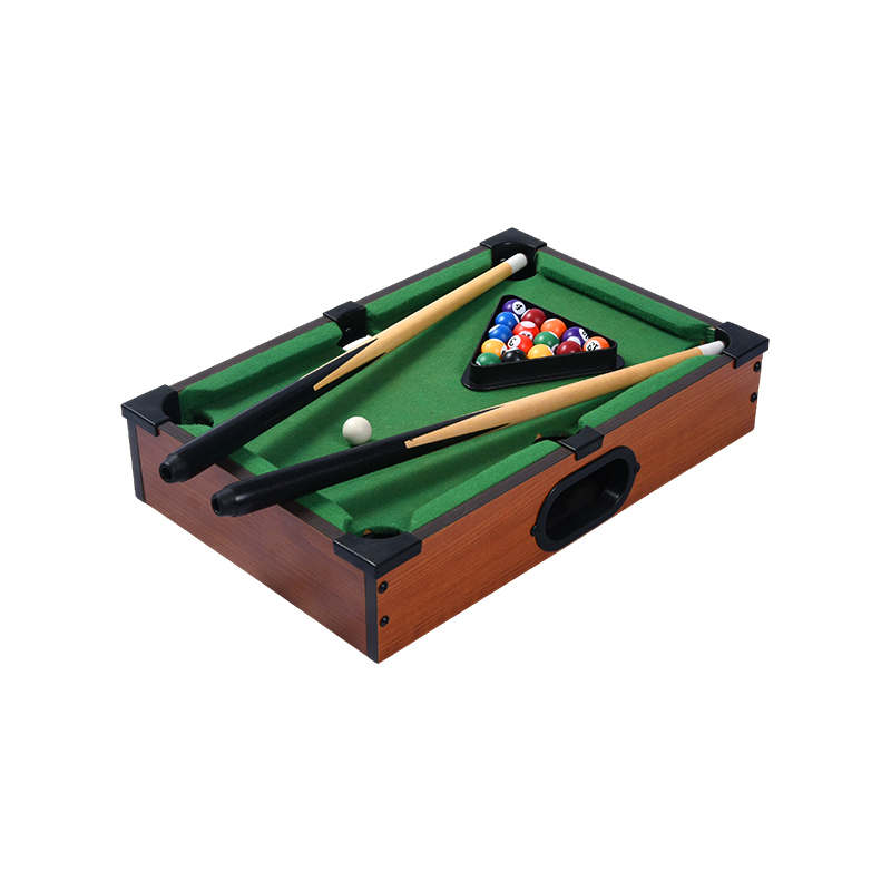 Mini tavolo da biliardo da tavolo - Set da biliardo compatto con rastrelliera triangolare, stecche e palline