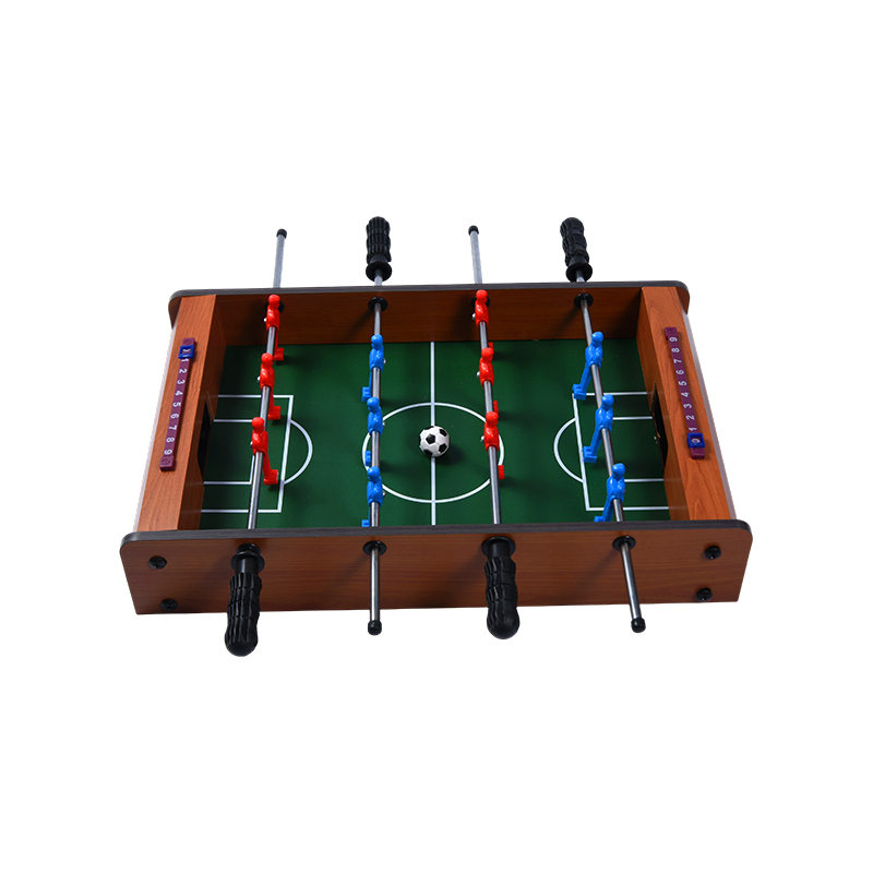 Classico biliardino in legno - Gioco da tavolo compatto con giocatori vivaci e contatori di punteggio