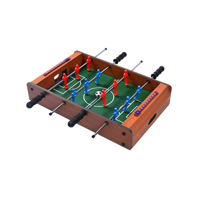 Classico biliardino in legno - Gioco da tavolo compatto con giocatori vivaci e contatori di punteggio