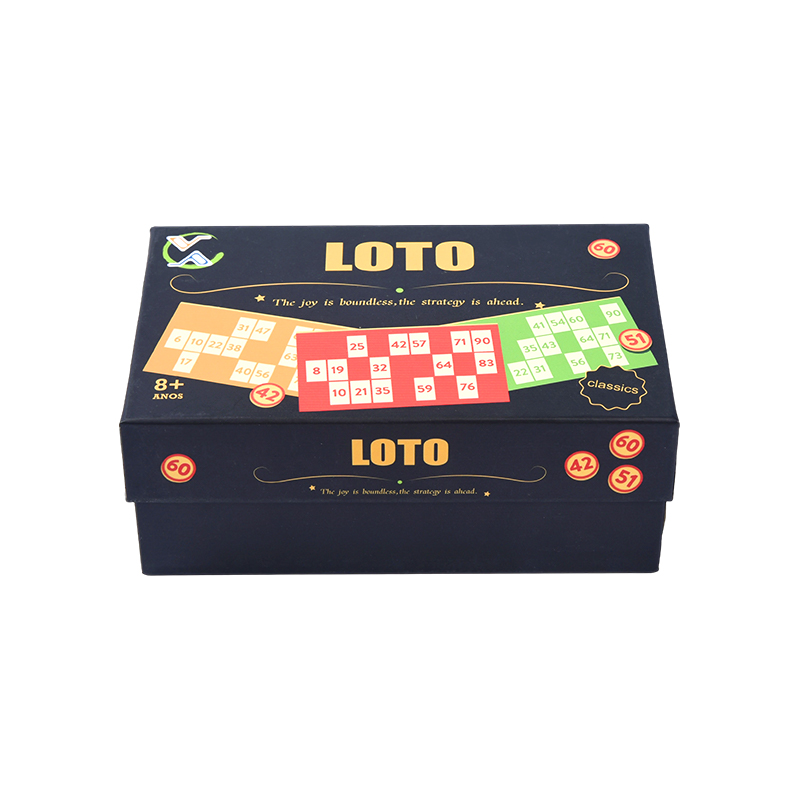 Set da gioco LOTO (stile Bingo) – Completo di gettoni, carte e scatola di immagazzinaggio