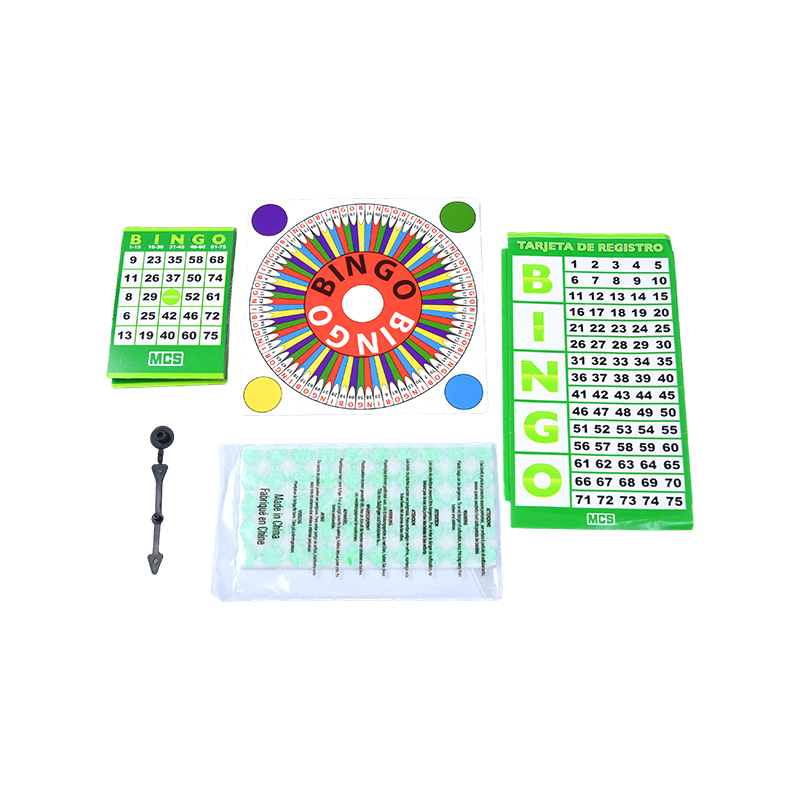 Completo di tutti i componenti essenziali Set da gioco BINGO classico